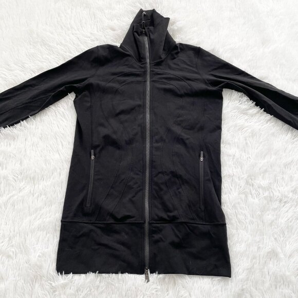 Women Lululemon In Stride Jacket Classic Fit in Black Size 10 - Picture 3 of 9